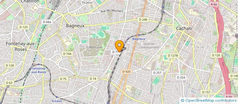 localisation de l'entreprise LUMIERE DU MONDE - FRANCE à BAGNEUX