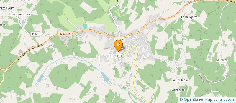 localisation de l'entreprise LUMIERE DU VITRAIL ACADEMY  THENON