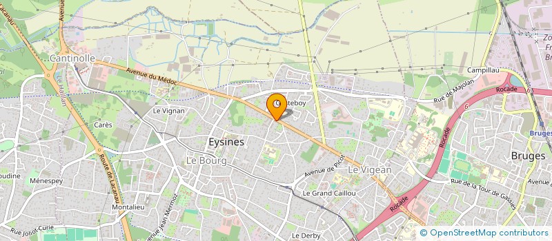 localisation de l'entreprise LUMIERE ENFANCE ET FAMILLE à EYSINES