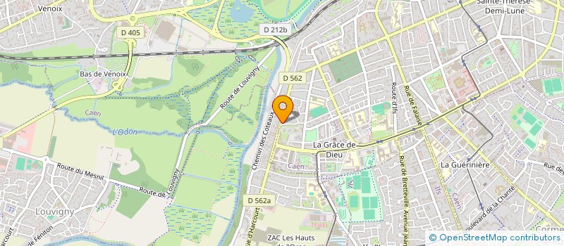 localisation de l'entreprise LUMIERE ET BEAUTE à CAEN