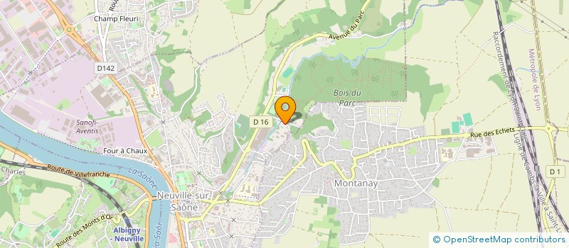 localisation de l'entreprise LUMIERE ET CONFORT  NEUVILLE-SUR-SAONE