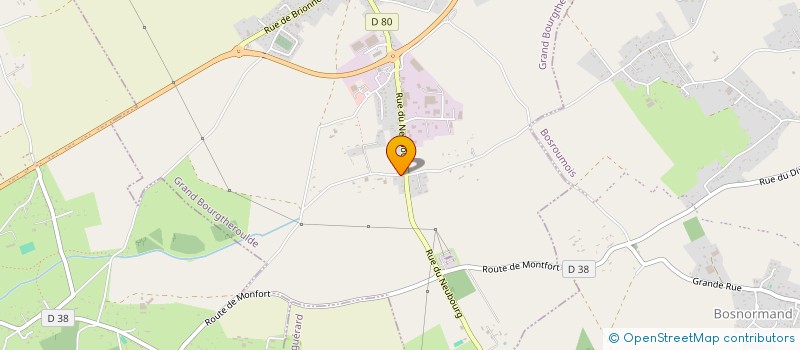 localisation de l'entreprise LUMIERE ET COULEUR  GRAND BOURGTHEROULDE