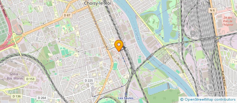 localisation de l'entreprise LUMIERE ET LIBERTE à CHOISY-LE-ROI