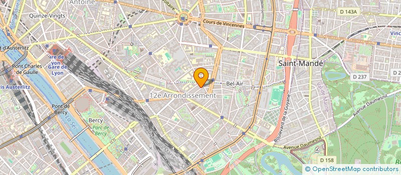 localisation de l'entreprise LUMIERE ET PERSPECTIVES  PARIS