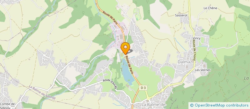 localisation de l'entreprise LUMIERE ET SON SARL à LA BALME-DE-SILLINGY