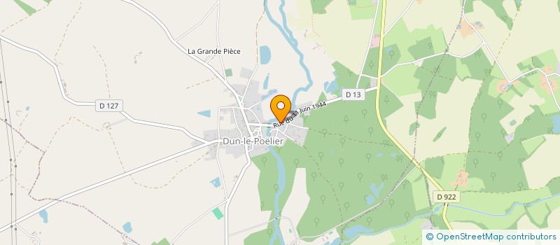 localisation de l'entreprise LUMIERE ET VIE à DUN-LE-POELIER