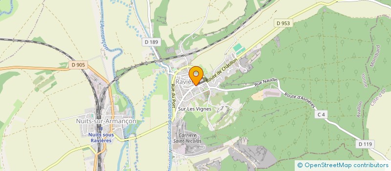 localisation de l'entreprise LUMIERE INCIDENTE  RAVIERES