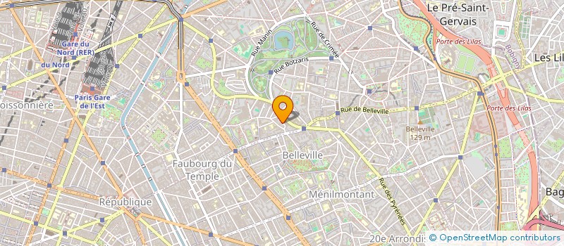 localisation de l'entreprise LUMIERE MAGIE STRAL PRODUCTION  PARIS