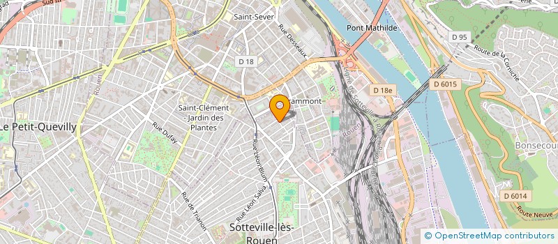 localisation de l'entreprise LUMIERE / MATIERE à SOTTEVILLE-LES-ROUEN