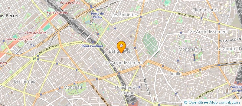 localisation de l'entreprise LUMIERE MOUVEMENT CLARTE à PARIS