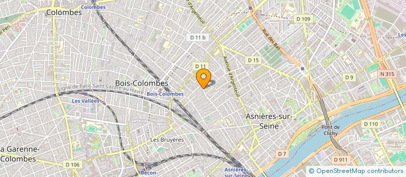 localisation de l'entreprise LUMIERE NOIRE CONSULTING  ASNIERES-SUR-SEINE