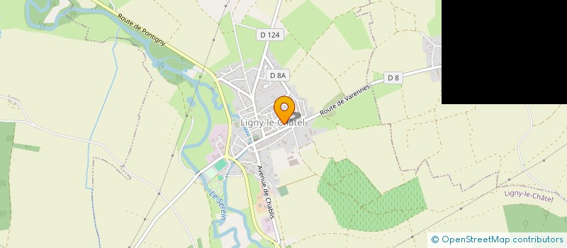 localisation de l'entreprise LUMIERE PLUS  LIGNY-LE-CHATEL