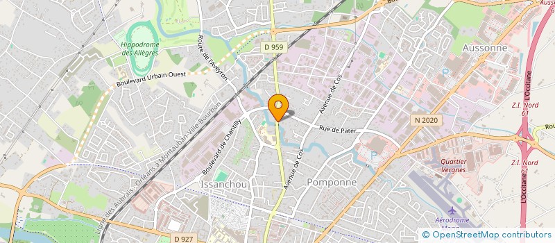 localisation de l'entreprise LUMIERE POUR LES JUMELLES  HAJAR ET JANA NAJID  MONTAUBAN