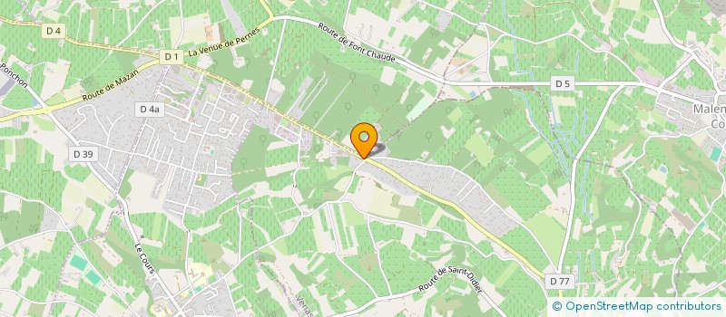 localisation de l'entreprise LUMIERE SON VIDEO à VENASQUE
