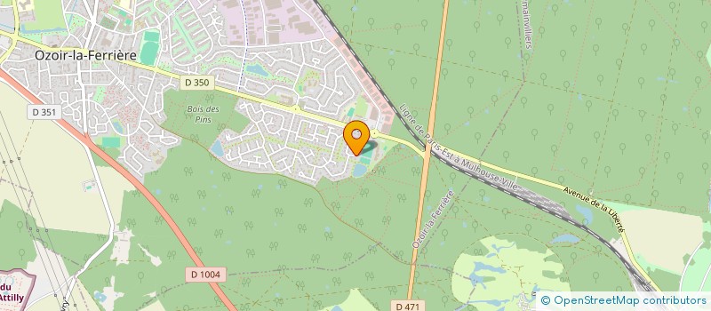 localisation de l'entreprise LUMIERE U.  OZOIR-LA-FERRIERE