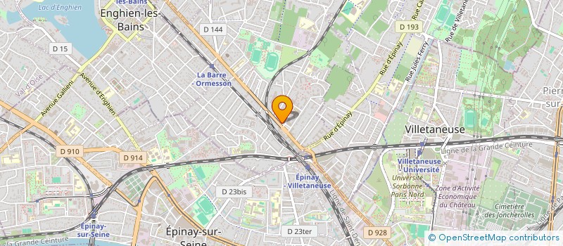 localisation de l'entreprise LUMIERE VOYAGE  DEUIL-LA-BARRE