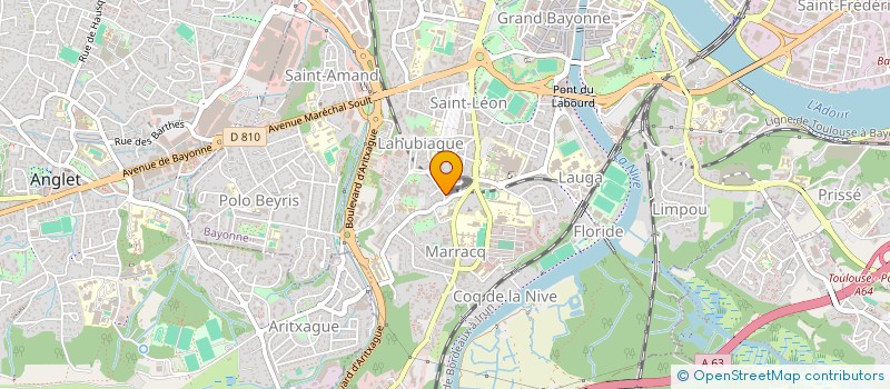 localisation de l'entreprise LUMIERE65 à BAYONNE