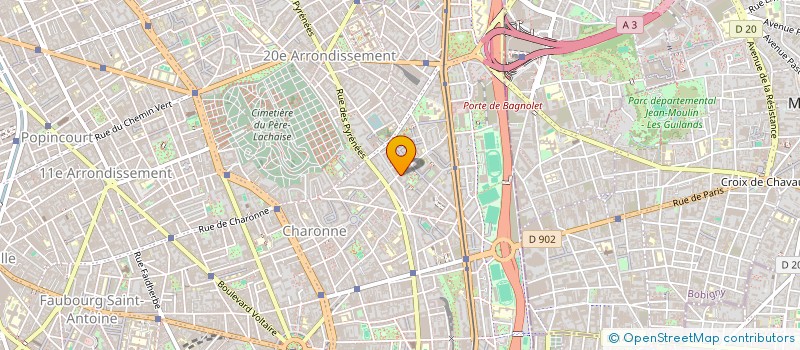 localisation de l'entreprise LUMIERES BOUGIES  PARIS