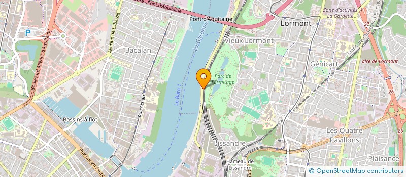 localisation de l'entreprise LUMIERES D'EAU  LORMONT