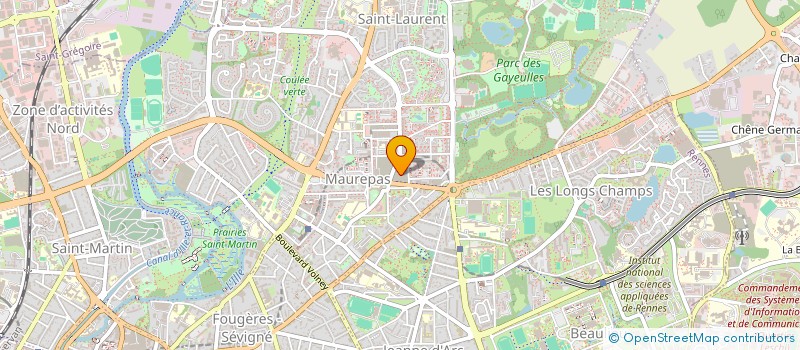 localisation de l'entreprise LUMIERES D'OMBRES  RENNES