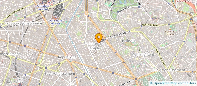 localisation de l'entreprise LUMIERES DE LA VILLE  PARIS