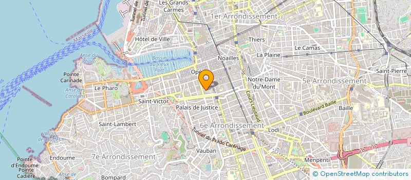 localisation de l'entreprise LUMIERES DE PROVENCE  MARSEILLE