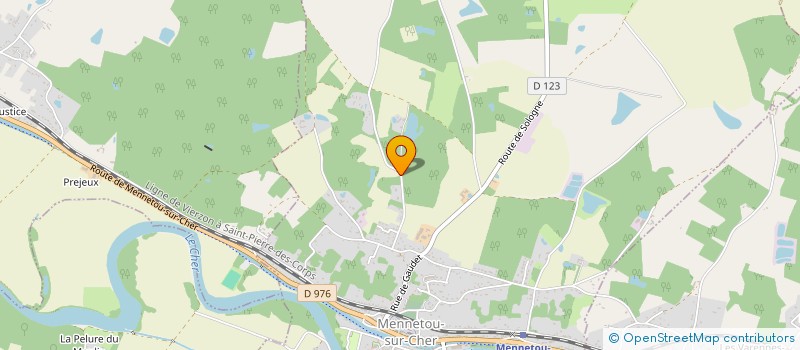 localisation de l'entreprise LUMIERES DE SOLOGNE  MENNETOU-SUR-CHER