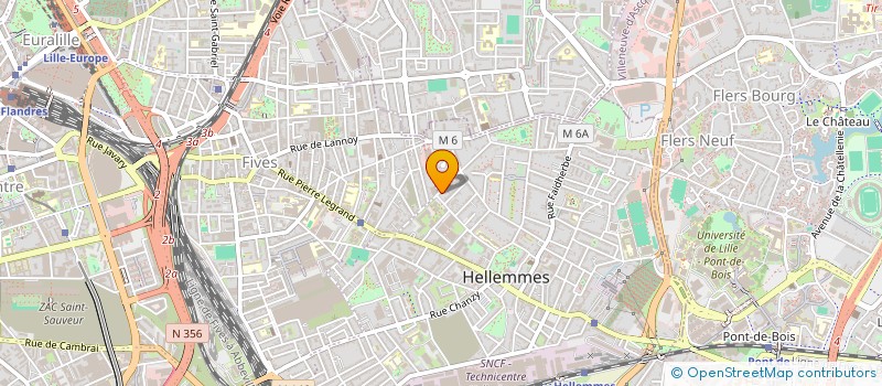 localisation de l'entreprise LUMIERES DU NORD à LILLE