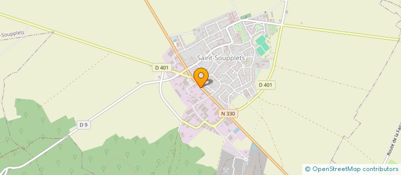 localisation de l'entreprise LUMIERES FUNERAIRE à SAINT-SOUPPLETS