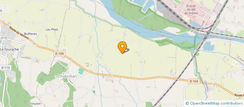 localisation de l'entreprise LUMIERES INVESTISSEMENTS  CREST