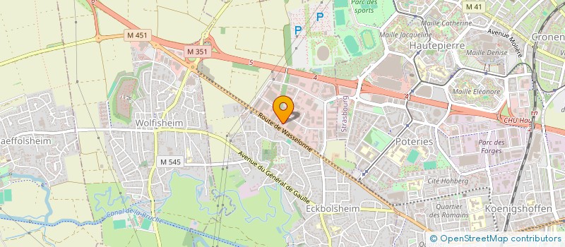 localisation de l'entreprise LUMIERES PERE ET FILS  ECKBOLSHEIM