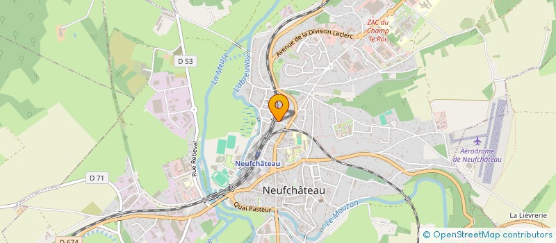 localisation de l'entreprise LUMIERES SUR NEUFCHATEAU  NEUFCHATEAU