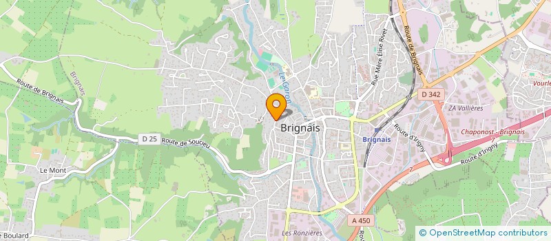 localisation de l'entreprise LUMIFIX à BRIGNAIS