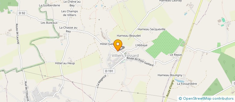 localisation de l'entreprise LUMIGNY  VILLIERS-FOSSARD