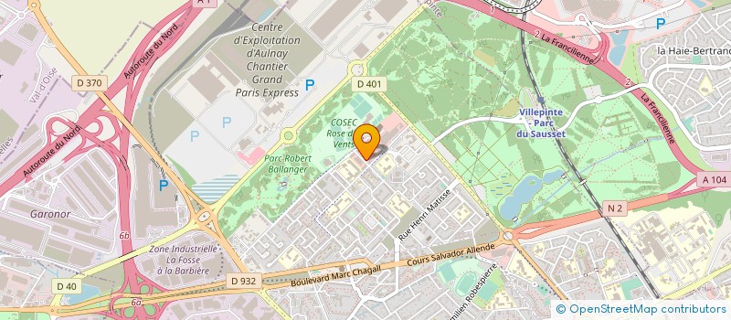 localisation de l'entreprise LUMILA SERVICE à AULNAY-SOUS-BOIS