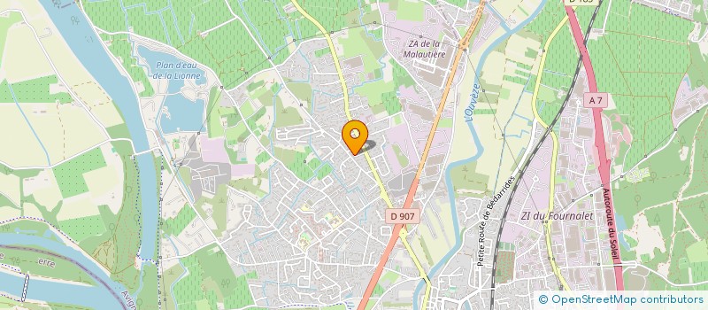 localisation de l'entreprise LUMILLE  SORGUES