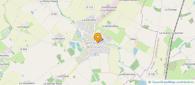 localisation de l'entreprise LUMIN'A  SAINT-LUMINE-DE-CLISSON