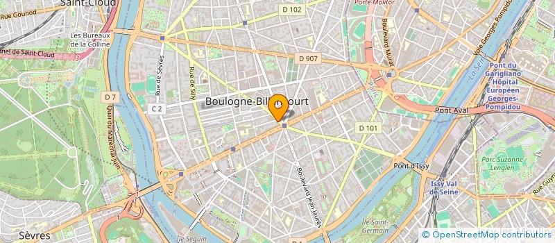 localisation de l'entreprise LUMIN'ALP à BOULOGNE-BILLANCOURT