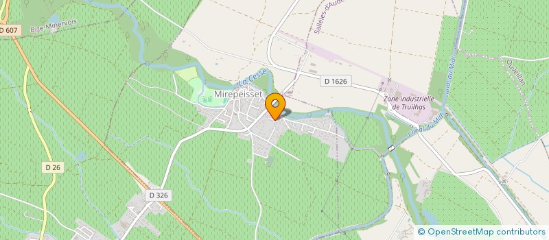 localisation de l'entreprise LUMIN ET SENS  OUVEILLAN