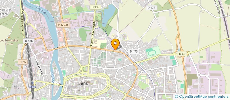 localisation de l'entreprise LUMIN' & SENS à SENS