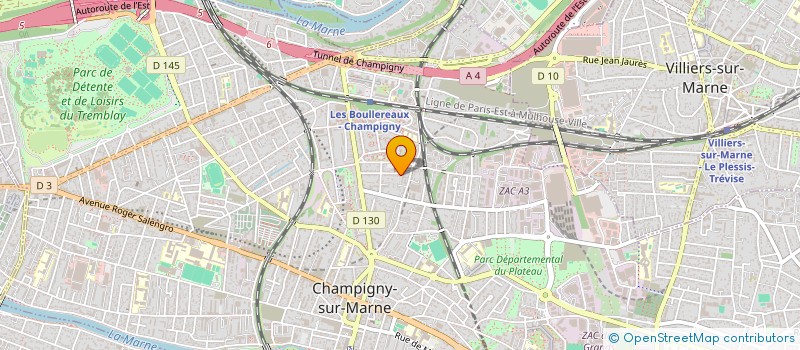 localisation de l'entreprise LUMINA  CHAMPIGNY-SUR-MARNE