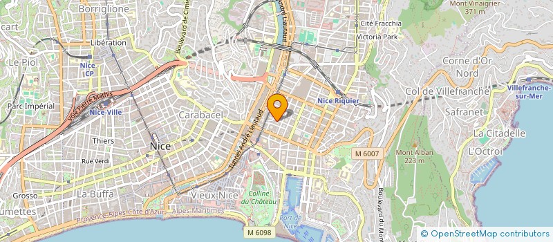 localisation de l'entreprise LUMINA AUDIO à NICE
