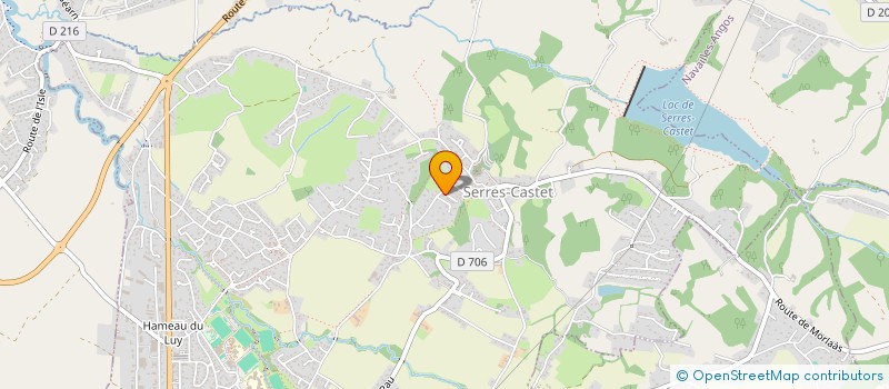 localisation de l'entreprise LUMINA-CHOR à SERRES-CASTET