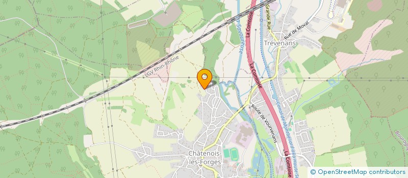 localisation de l'entreprise LUMINA NOVA  CHATENOIS-LES-FORGES