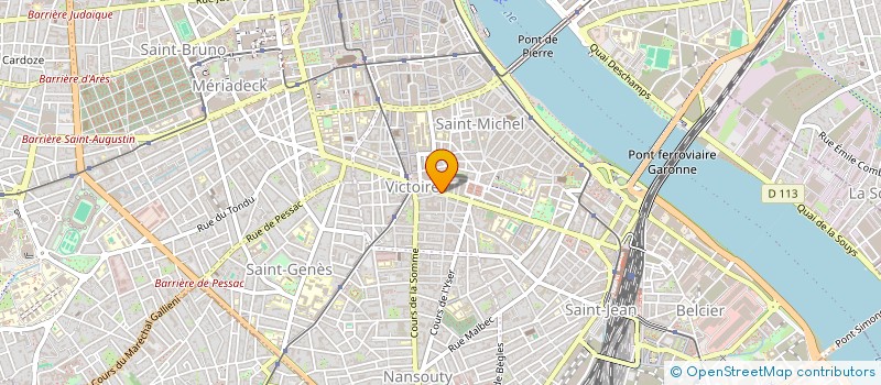 localisation de l'entreprise LUMINAIRE D AQUITAINE à BORDEAUX