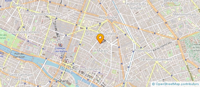 localisation de l'entreprise LUMINAIRES FIEVET à PARIS