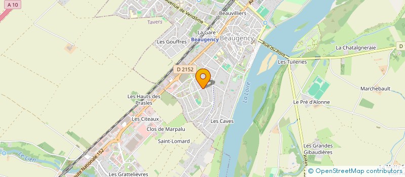 localisation de l'entreprise LUMINAIRES SPOT FRANCE à BEAUGENCY