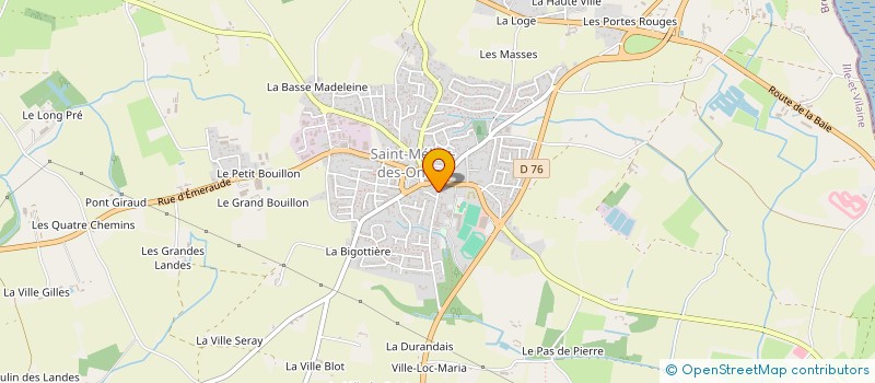 localisation de l'entreprise LUMINAJ  SAINT-MELOIR-DES-ONDES