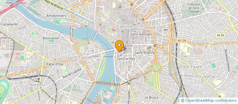 localisation de l'entreprise LUMINANCES à TOULOUSE