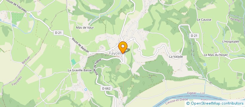 localisation de l'entreprise LUMINAR  FAYCELLES